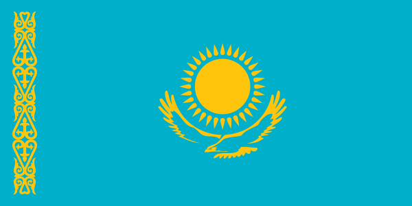 Drapeau Kazakhstan